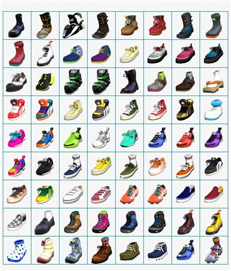 splatoon 2 all shoes